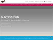 Tablet Screenshot of granola.ie